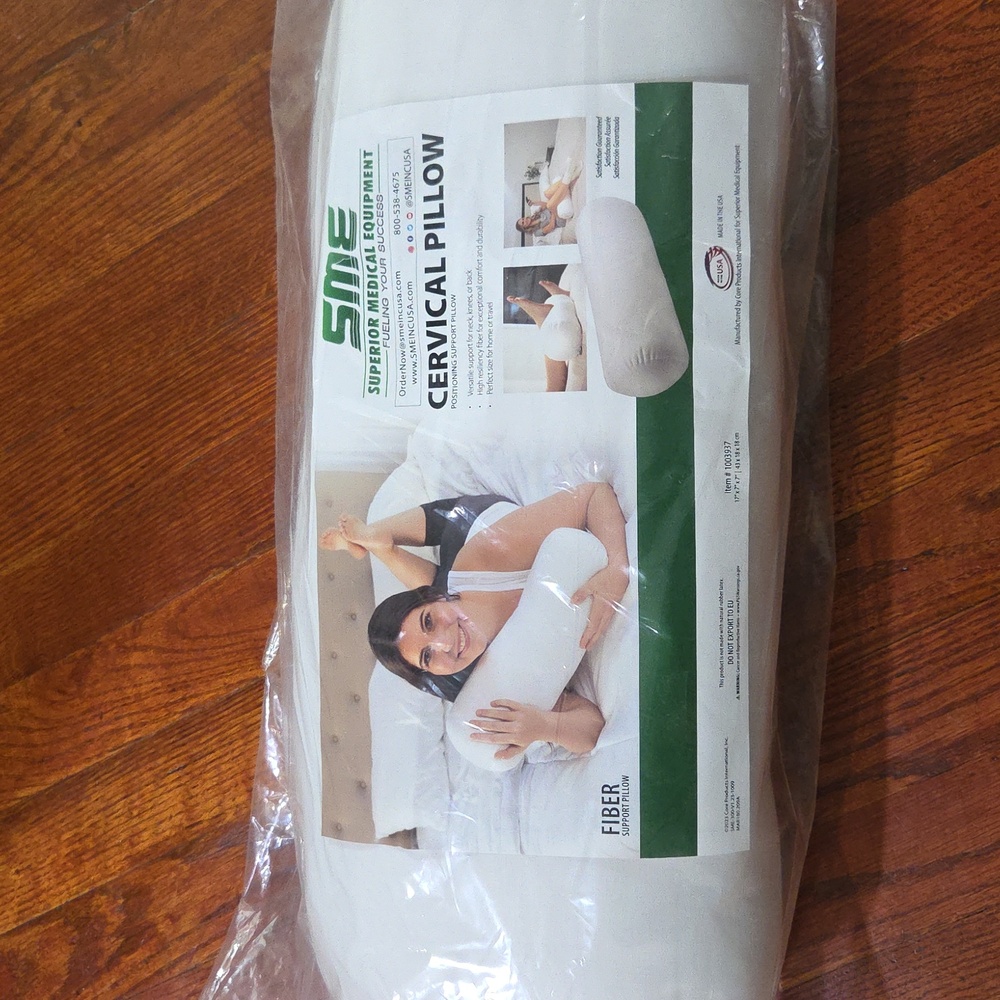 SME  Essentials White Cervical Pillow